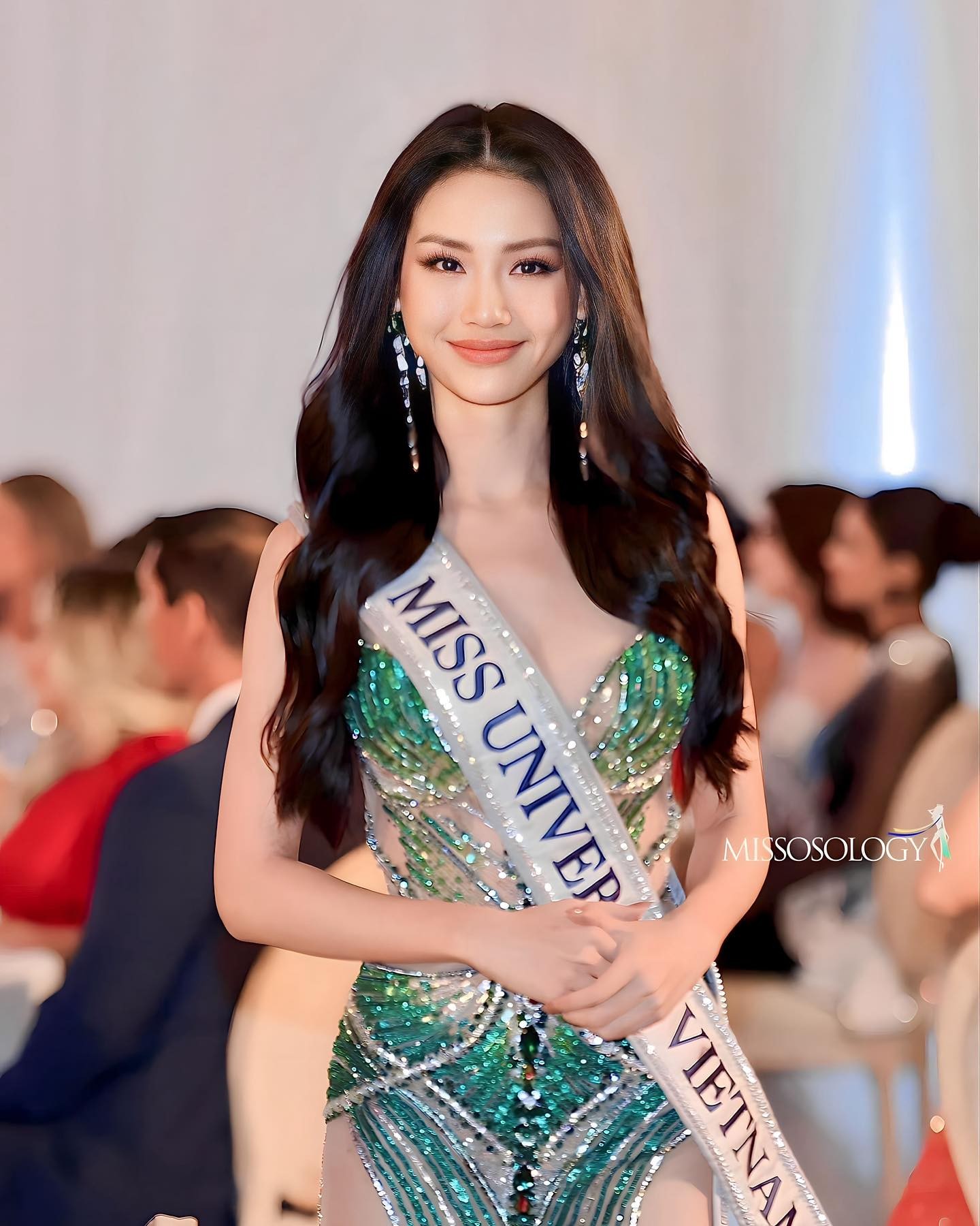 Miss Universe Vietnam 2023 Bùi Quỳnh Hoa hiện đang tham gia cuộc thi Miss Universe.