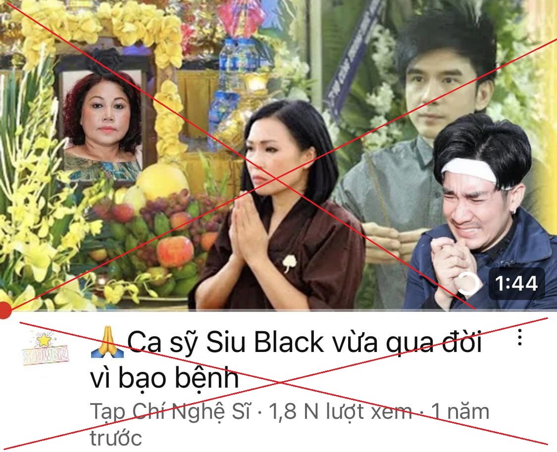 Siu Black sốc khi bị tung tin đồn qua đời - Ảnh 1
