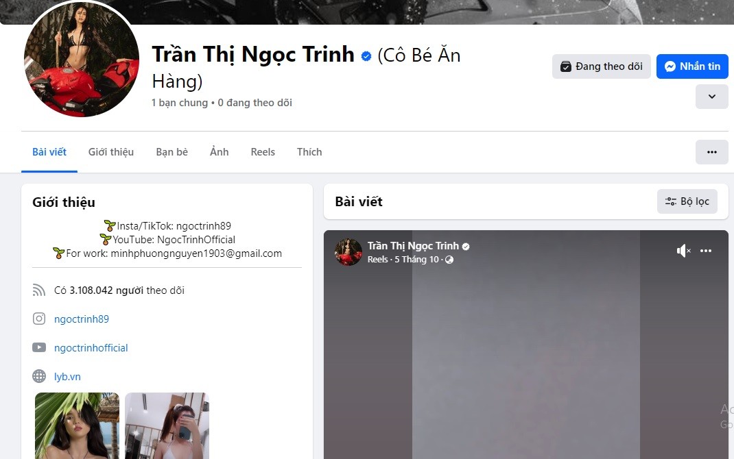 ....Trang Facebook cá nhân Trần Thị Ngọc Trinh... ....Trang Facebook cá nhân Trần Thị Ngọc Trinh...