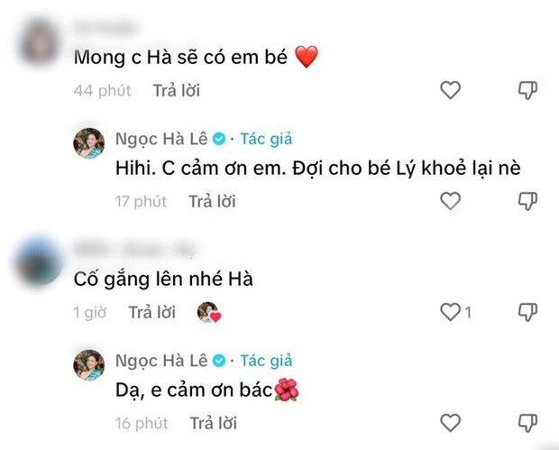 Tương tác của Ngọc Hà và người hâm mộ. Tương tác của Ngọc Hà và người hâm mộ.
