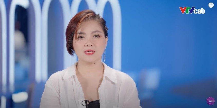 Thanh Ngọc là người chứng kiến sự nỗ lực, cố gắng của Khổng Tú Quỳnh. Ảnh chụp màn hình.