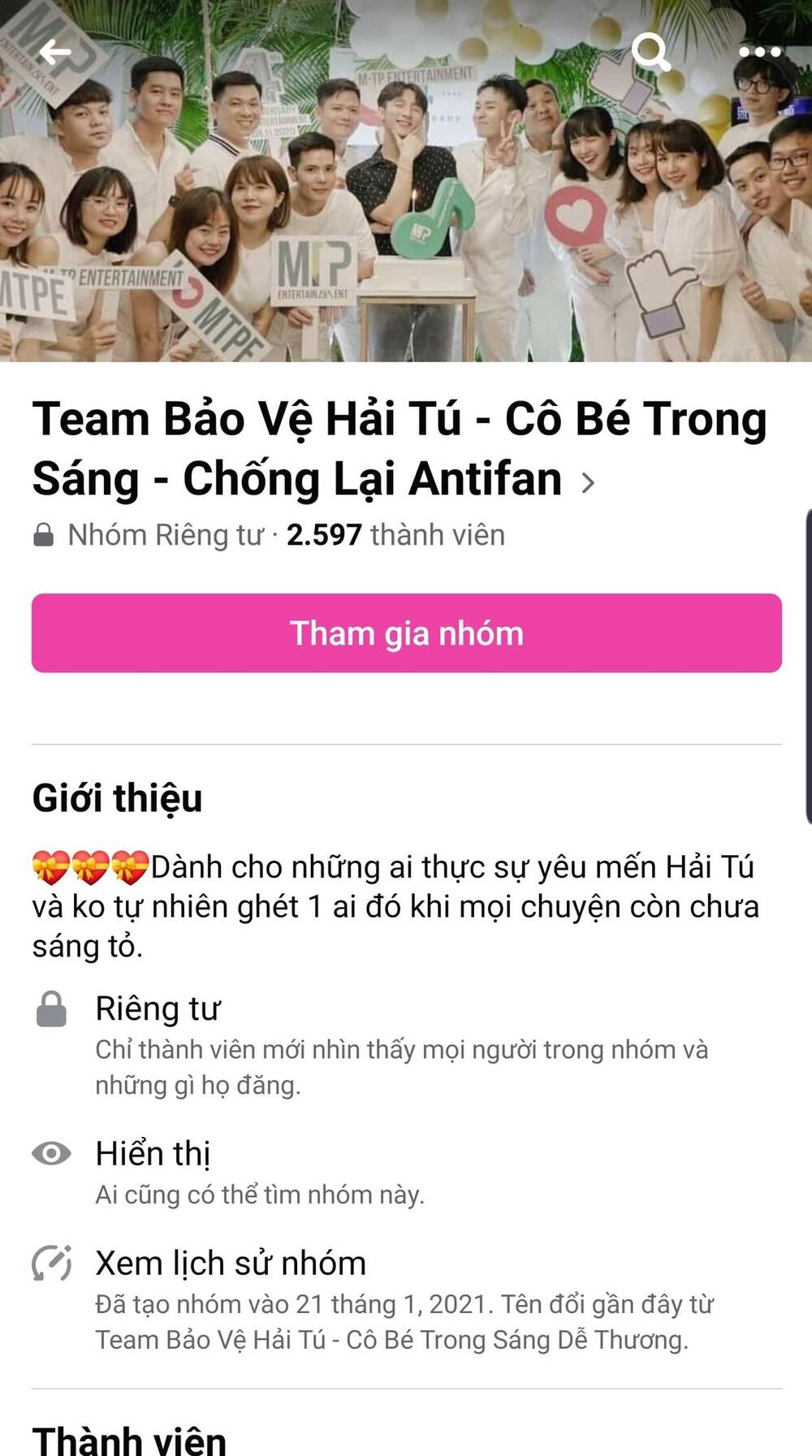 Hội nhóm bảo vệ Hải Tú giữa ồn ào tình ái với Sơn Tùng