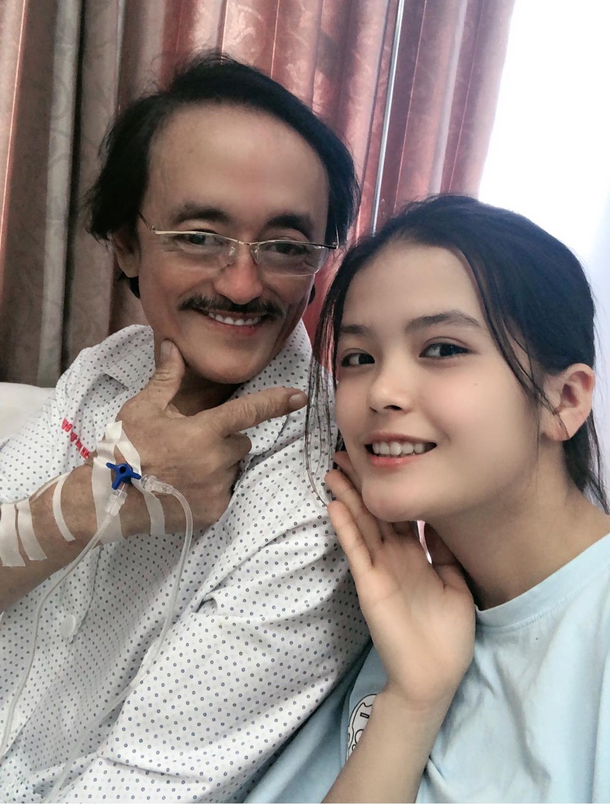 Nghệ sĩ Giang Còi giữ tinh thần lạc quan để điều trị bệnh. Ảnh: NVCC.