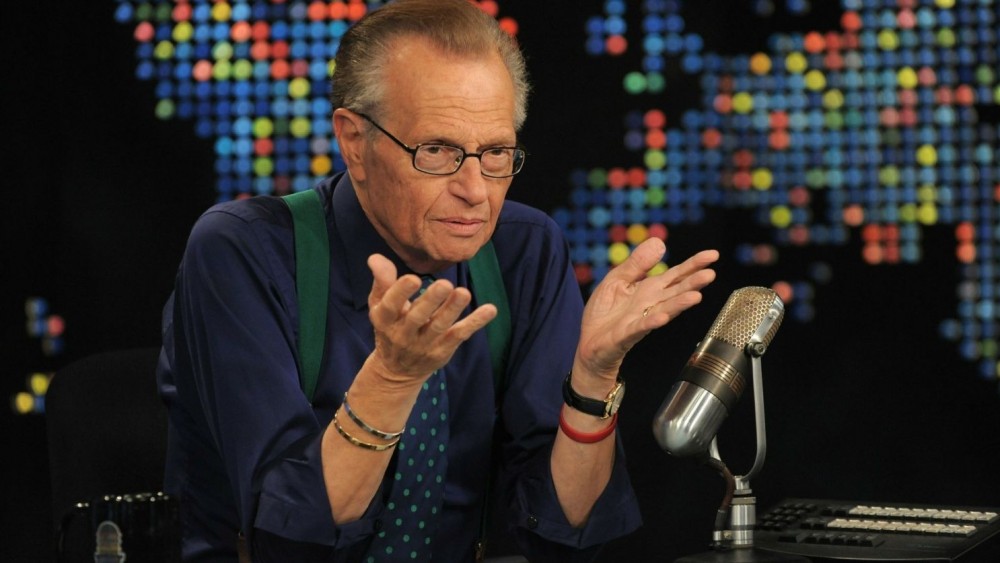 Larry King nổi tiếng nhất với chương trình talk-show trên CNN mang tên Larry King Live. Nguồn: Getty