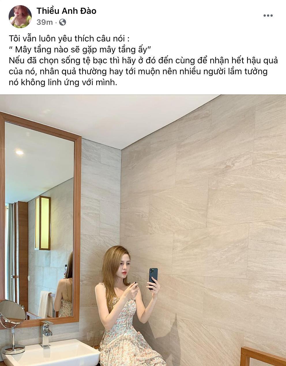 Thiều Anh Đào cũng có động thái gây chú ý. Thiều Anh Đào cũng có động thái gây chú ý.