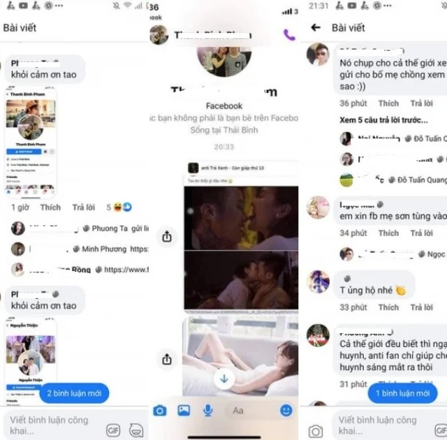 Antifan quyết tâm không buông tha cho Hải Tú. Ảnh FB Antifan quyết tâm không buông tha cho Hải Tú. Ảnh FB