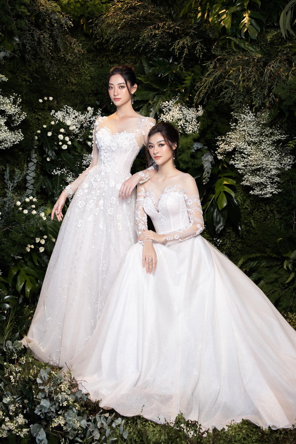 Hoa hậu Lương Thuỳ Linh đăng ảnh mặc áo cưới, rộ lên tin đồn sắp kết hôn sau hơn 2 năm đăng quang  - Ảnh 1