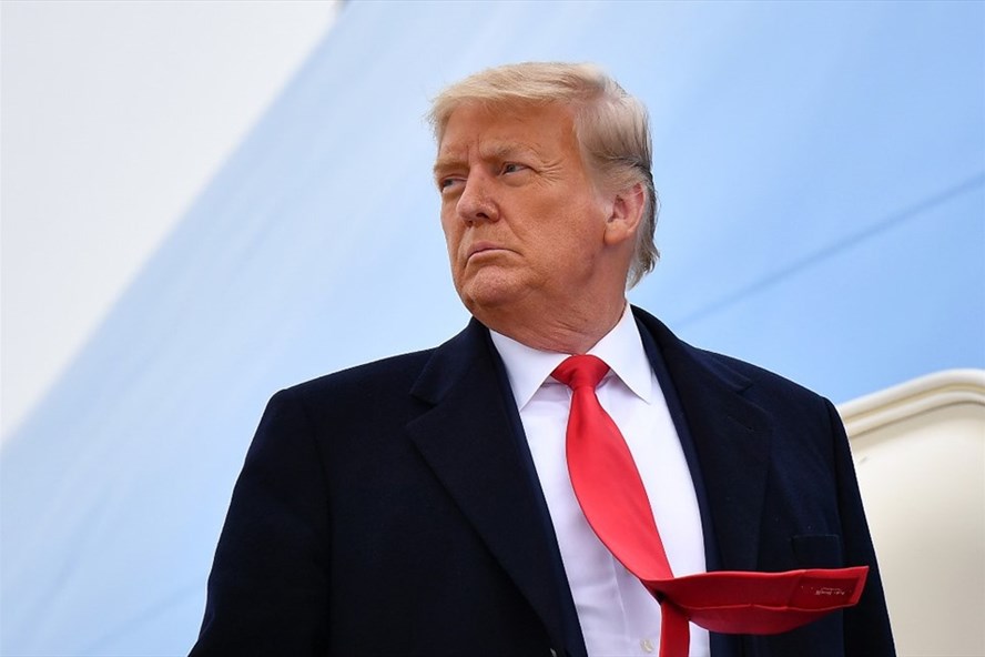 Ông Trump phát biểu trong một sự kiện tranh cử tại Florida năm 2020. Ảnh: AFP.