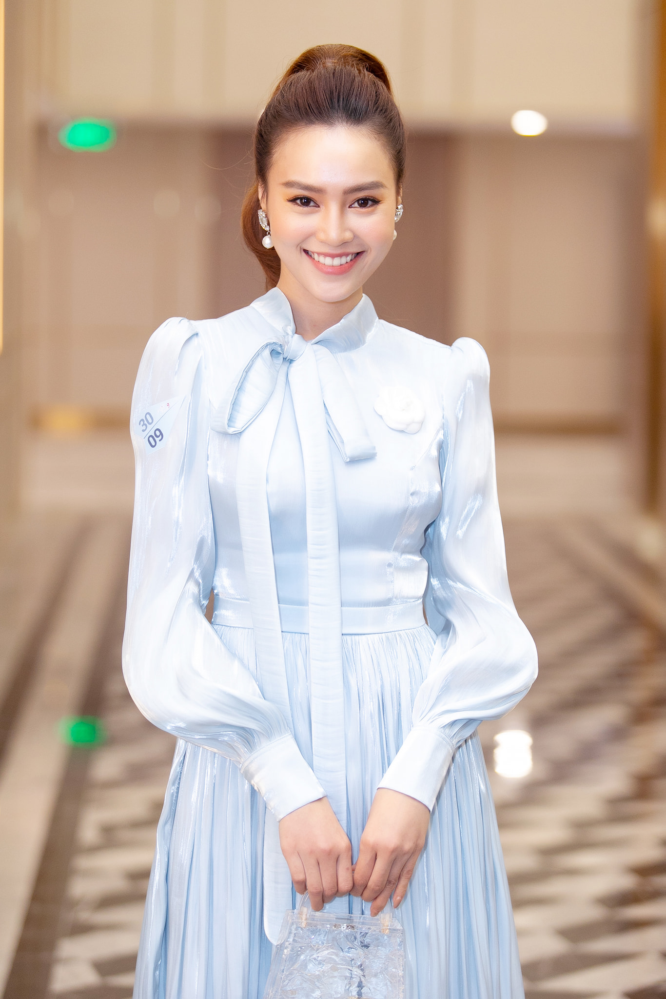 Ninh Dương Lan Ngọc còn được mệnh danh là nàng 'Ngọc nữ' của showbiz Việt. Ảnh FBNV