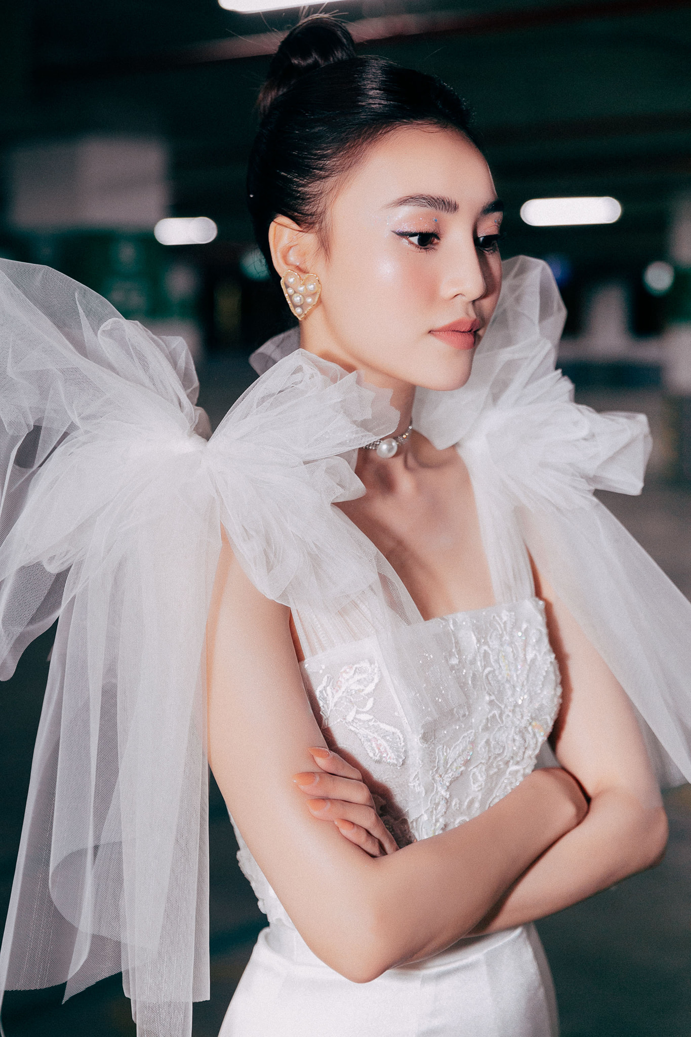 Nữ diễn viên còn sở hữu gương mặt đẹp không góc chết. Ảnh FBNV