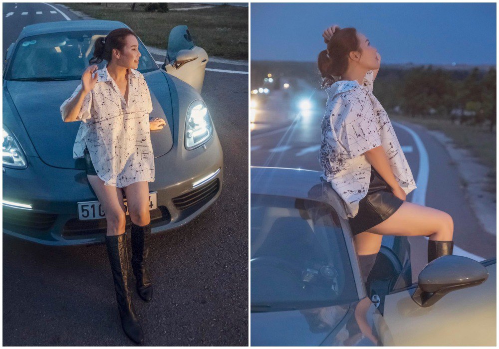 Hay phong cách áo sơ mi oversize cũng mang đến cảm năng động. Ảnh FBNV