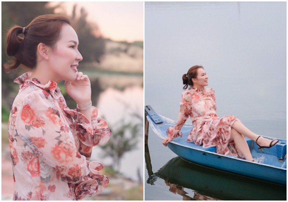 Chán sexy, nữ doanh nhân 7x chuyển sang phong cách nhẹ nhàng như nàng tiểu thư quý tộc. Ảnh FBNV