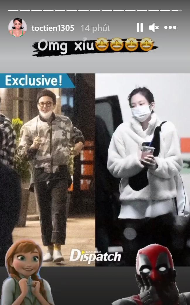G-Dragon (BIGBANG) hẹn hò với Jennie. Ảnh Dispatch G-Dragon (BIGBANG) hẹn hò với Jennie. Ảnh Dispatch