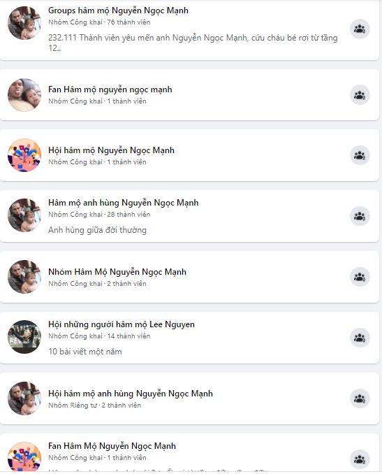 Nhanh như chớp, xuất hiện hơn 20 nhóm hâm mộ 'người hùng' cứu cháu bé rơi từ tầng 12 ở Hà Nội - Ảnh 2 Nhanh như chớp, xuất hiện hơn 20 nhóm hâm mộ 'người hùng' cứu cháu bé rơi từ tầng 12 ở Hà Nội - Ảnh 2