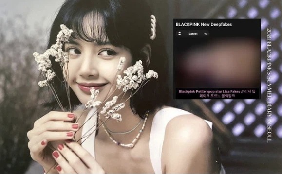 Lisa của BLACKPINK cũng là nạn nhân của công nghệ 'deep Fake'. Ảnh internet Lisa của BLACKPINK cũng là nạn nhân của công nghệ 'deep Fake'. Ảnh internet