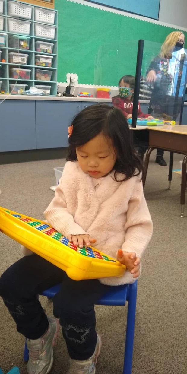 Hình ảnh con gái Hoàng Anh được vợ cũ cập nhật trên trang cá nhân. Ảnh FBNV