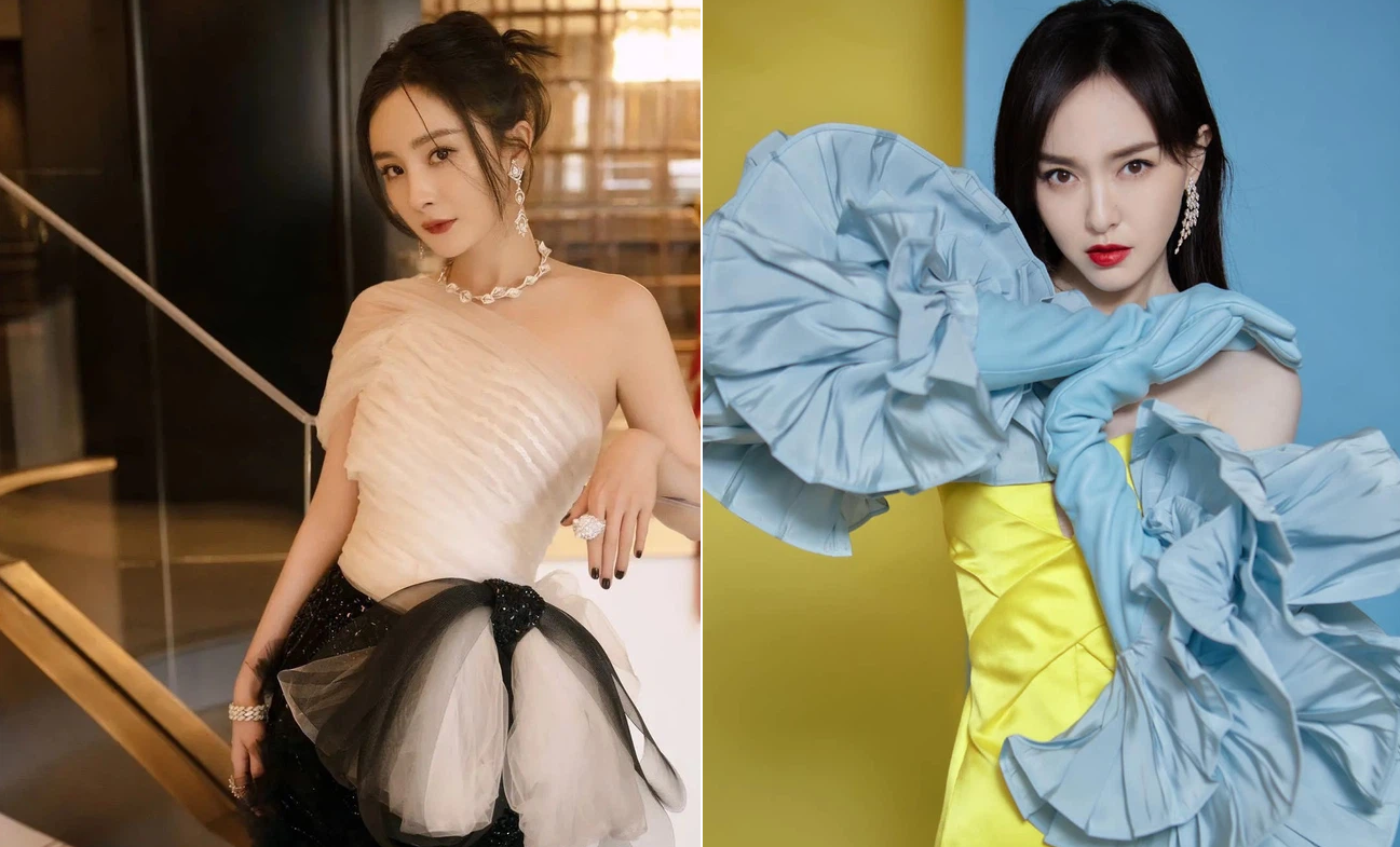 Dương Mịch và Đường Yên vẫn không thân thiện với nhau. Ảnh internet