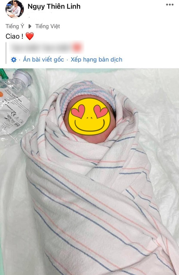 Em trai An Nguy chia sẻ ảnh em bé trên trang cá nhân. Ảnh chụp màn hình Em trai An Nguy chia sẻ ảnh em bé trên trang cá nhân. Ảnh chụp màn hình