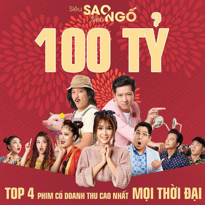 Bộ phim điện ảnh của Trường Giang cũng nằm top những phim có doanh thu khủng. ảnh FBNV Bộ phim điện ảnh của Trường Giang cũng nằm top những phim có doanh thu khủng. ảnh FBNV