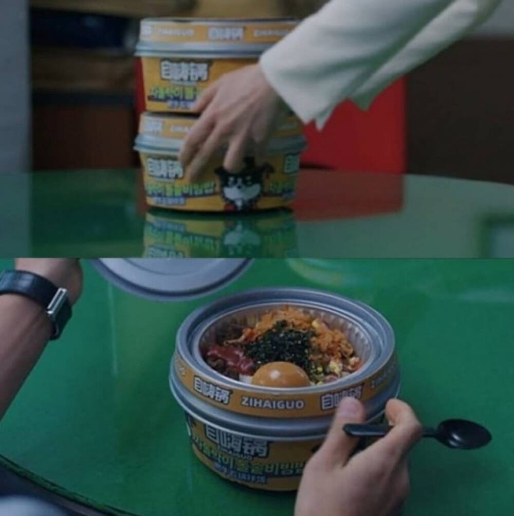 Cơm trộn của Hàn Quốc bị dán nhãn 'Made in China'.