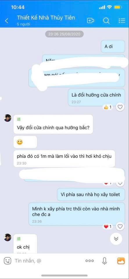 Nữ ca sĩ còn tung bằng chứng chứng minh mình có ý định sửa nhà trước khi đi làm từ thiện. Ảnh FBNV