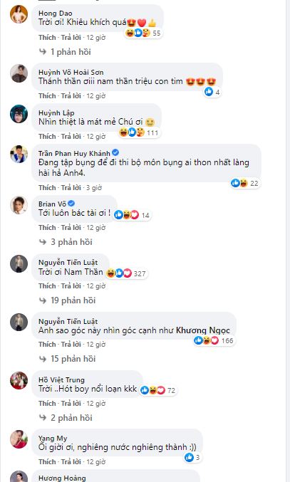Nhiều nghệ sĩ cũng phải thốt lên 'trời ơi' trước bức ảnh của Hoài Linh. Ảnh chụp màn hình. Nhiều nghệ sĩ cũng phải thốt lên 'trời ơi' trước bức ảnh của Hoài Linh. Ảnh chụp màn hình.