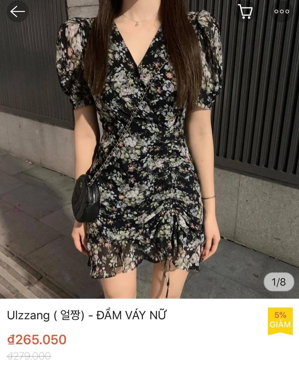 Nữ ca sĩ thẳng thắn tiết lộ mình mua chiếc váy trên mạng với giá rẻ. Ảnh FBNV