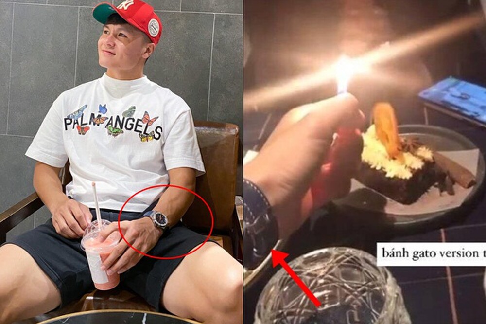 Nhiều người đã đặt nghi vấn liệu có phải Quang Hải đã tổ chức sinh nhật cho Hải Anh, lại còn bật lửa cho bạn gái cầu nguyện. Ảnh FBNV