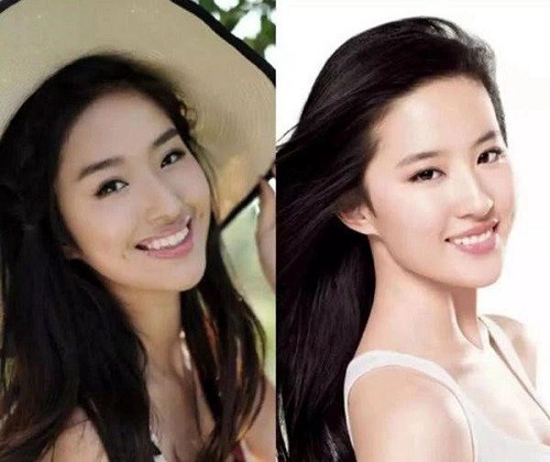 Dương Thái Ngọc có nhan sắc hao hao giống Lưu Diệc Phi. Ảnh internet Dương Thái Ngọc có nhan sắc hao hao giống Lưu Diệc Phi. Ảnh internet
