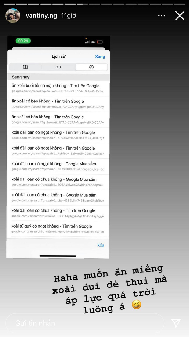 Dòng chia sẻ đầy áp lực của Vân Tiny nhận được sự đồng cảm của nhiều người. Ảnh chụp màn hình