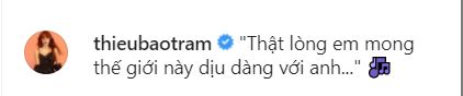 Thiều Bảo Trâm bất ngờ nhắn nhủ đầy ẩn ý, fan lại nghĩ ngay đến Sơn Tùng hậu ồn ào 'trà xanh'