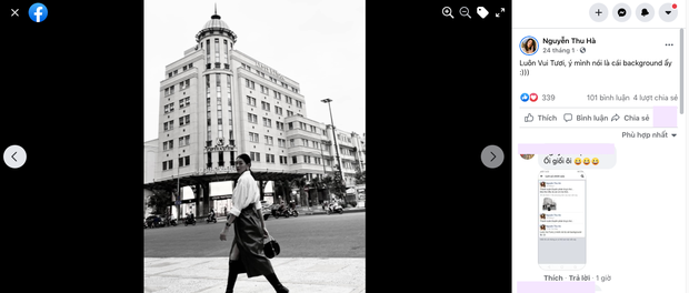 Dòng trạng thái hồi tháng 1 của Hy An bị đào lại. Ảnh chụp màn hình