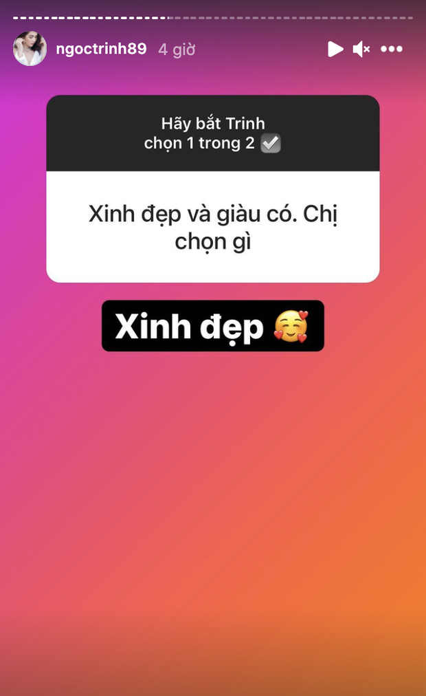 Sắc đẹp vẫn ưu tiên hàng đầu của Ngọc Trinh. Ảnh internet