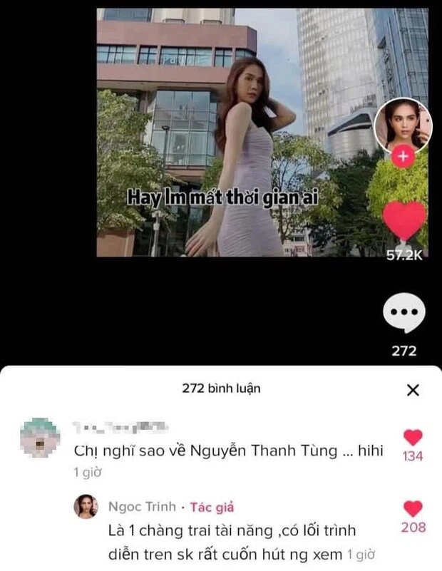 Trước hàng ngàn câu hỏi nhưng Ngọc Trinh chỉ trả lời câu liên quan đến Sơn Tùng