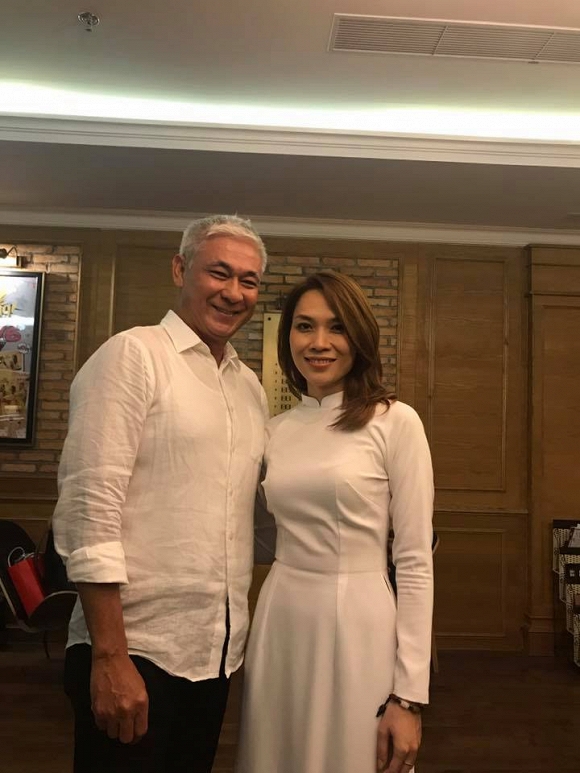 Ông còn được gọi là 'bố Mỹ Tâm'. Ảnh FBNV Ông còn được gọi là 'bố Mỹ Tâm'. Ảnh FBNV