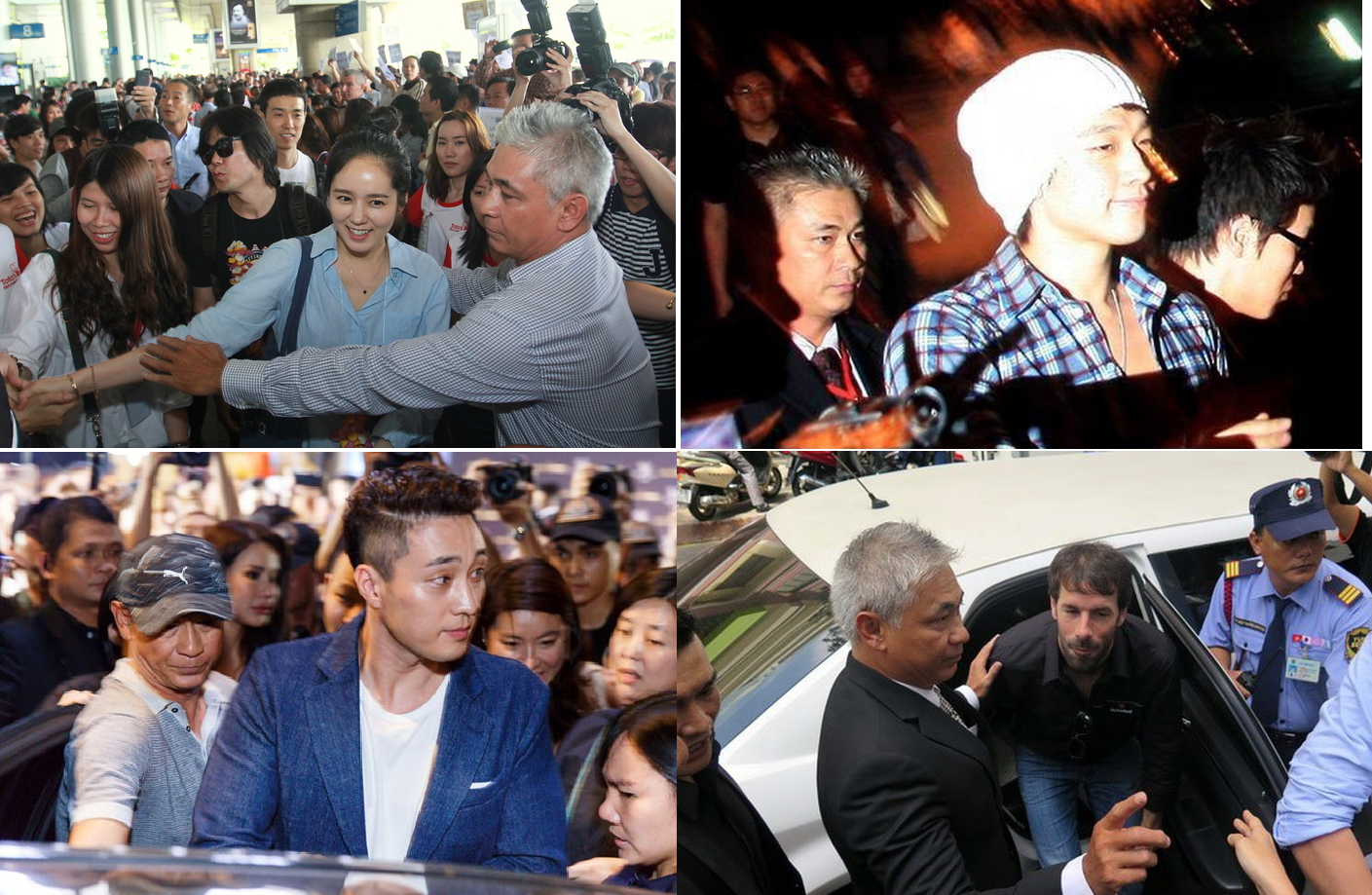 Nhiều sao quốc tế đã lựa chọn Tùng Yuki bảo vệ. Ảnh internet