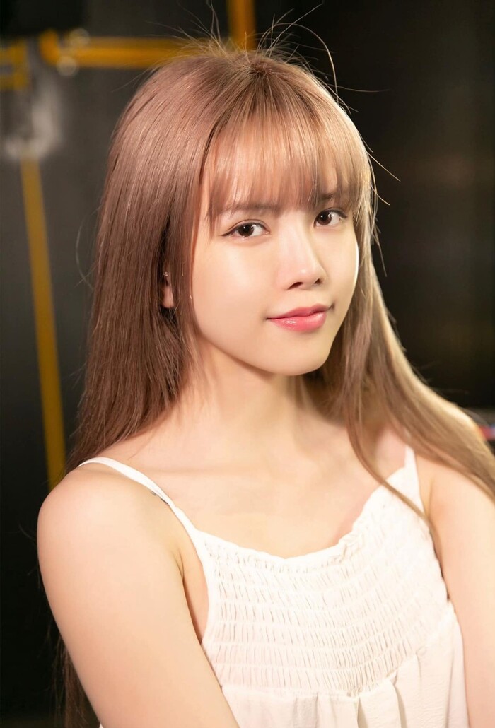 Thiều Bảo Trâm khoe mặt mộc của mình.Ảnh FBNV