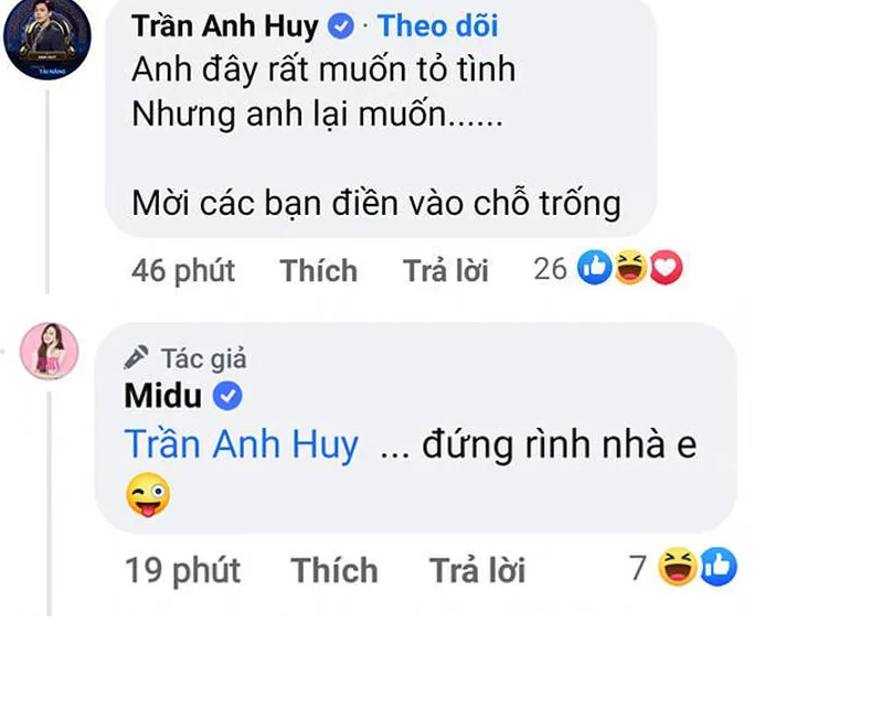 Màn tương tác của cả hai khiến nhiều người thích thú. Ảnh chụp màn hình Màn tương tác của cả hai khiến nhiều người thích thú. Ảnh chụp màn hình
