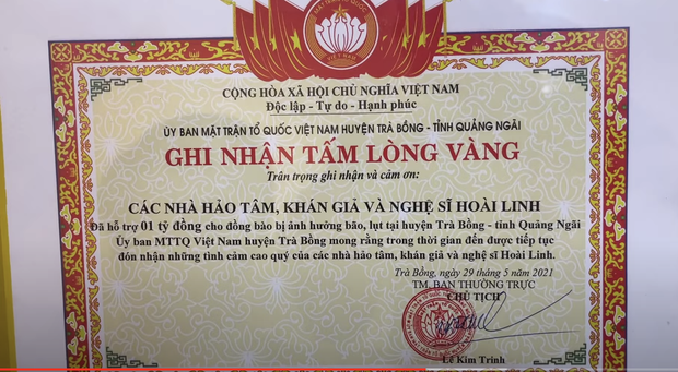Hoài Linh công khai giấy tờ sao kê làm từ thiện: Dân mạng lại soi ra chi tiết bất thường 2 Hoài Linh công khai giấy tờ sao kê làm từ thiện: Dân mạng lại soi ra chi tiết bất thường 2