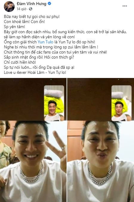 Bài chia sẻ của Đàm Vĩnh Hưng thu hút sự chú ý của người hâm mộ. Ảnh chụp màn hình Bài chia sẻ của Đàm Vĩnh Hưng thu hút sự chú ý của người hâm mộ. Ảnh chụp màn hình