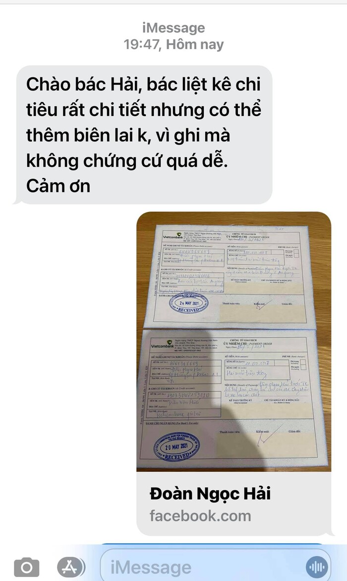 Ông Đoàn Ngọc muốn '3 mặt 1 lời' khi bị người lạ đòi công khai chi tiết tiền từ thiện - Ảnh 1 Ông Đoàn Ngọc muốn '3 mặt 1 lời' khi bị người lạ đòi công khai chi tiết tiền từ thiện - Ảnh 1