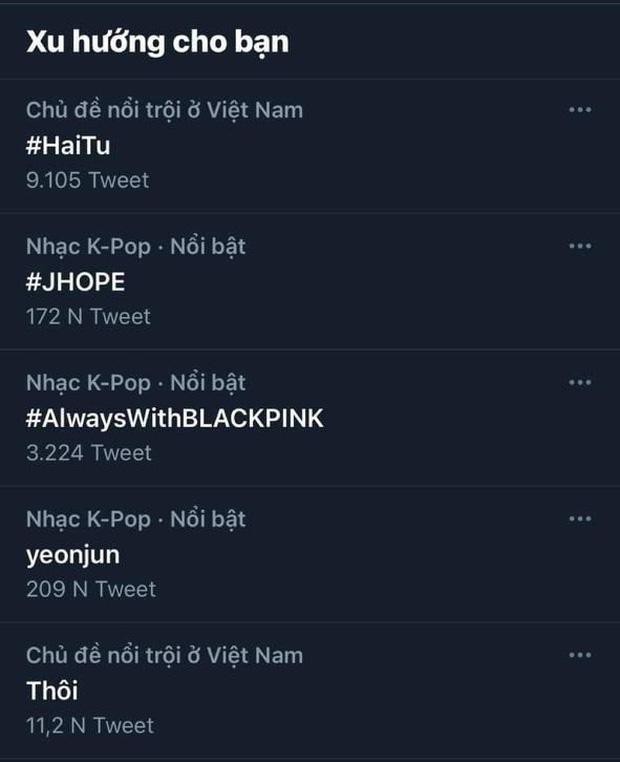 Sau 5 tháng ồn ào 'trà xanh', Hải Tú bất ngờ bị 'réo tên' trên mạng xã hội Twitter Việt Nam 2 Sau 5 tháng ồn ào 'trà xanh', Hải Tú bất ngờ bị 'réo tên' trên mạng xã hội Twitter Việt Nam 2
