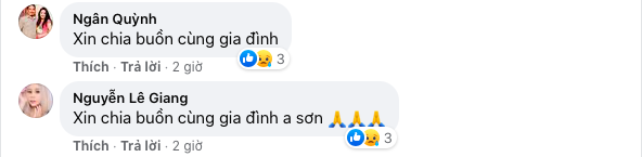 Mẹ danh ca Ngọc Sơn qua đời, sao Việt xót xa gửi lời chia buồn - Ảnh 3 Mẹ danh ca Ngọc Sơn qua đời, sao Việt xót xa gửi lời chia buồn - Ảnh 3