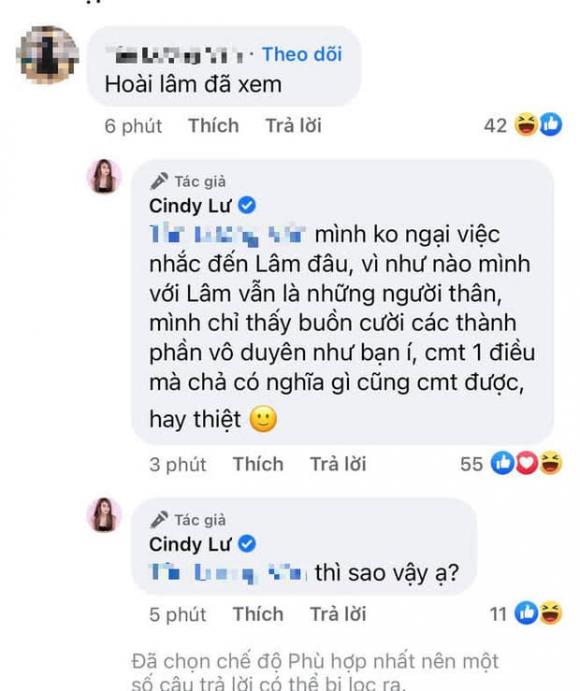 Cô nàng gay gắt đáp trả trước những bình luận kém duyên. Ảnh chụp màn hình Cô nàng gay gắt đáp trả trước những bình luận kém duyên. Ảnh chụp màn hình