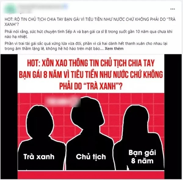 Sơn Tùng tỏ thái độ lạ giữa tin đồn chủ tịch chia tay vì bạn gái cũ đỏng đảnh, minh oan cho 'trà xanh' 3 Sơn Tùng tỏ thái độ lạ giữa tin đồn chủ tịch chia tay vì bạn gái cũ đỏng đảnh, minh oan cho 'trà xanh' 3