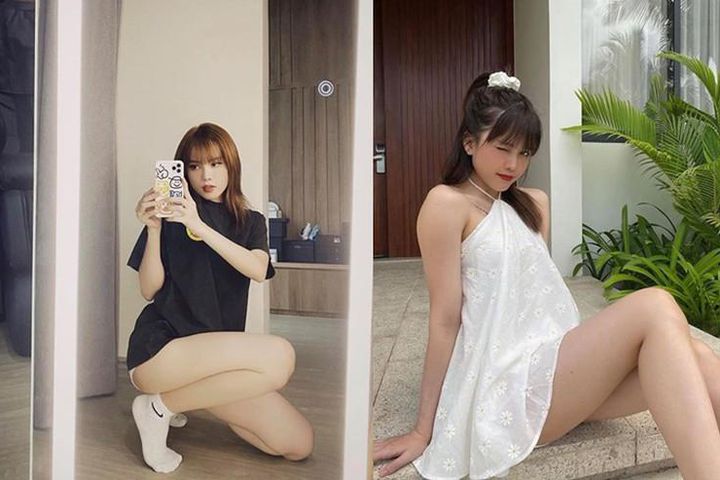Ngọc Trinh, Ninh Dương Lan Ngọc, Midu và loạt mỹ nhân Việt gây hú hồn với tư thế.. tưởng không mặc quần - Ảnh 2 Ngọc Trinh, Ninh Dương Lan Ngọc, Midu và loạt mỹ nhân Việt gây hú hồn với tư thế.. tưởng không mặc quần - Ảnh 2