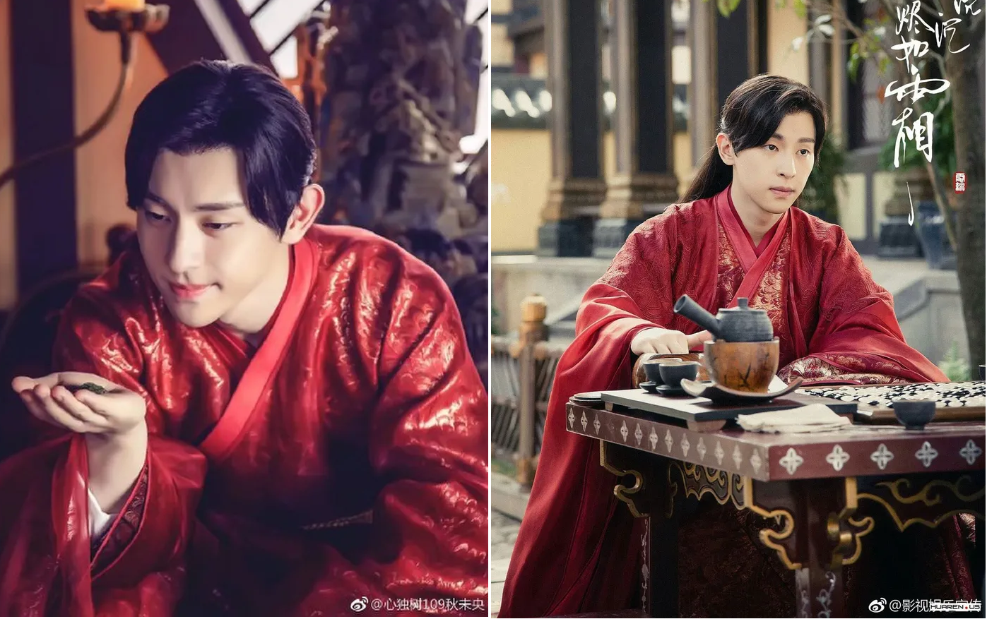 Tứ đại mỹ nam Cbiz hóa 'hồng y công tử': Tiêu Chiến, Đặng Luân 'câu hồn đoạt phách' nhưng trùm cuối mới ma mị - Ảnh 4