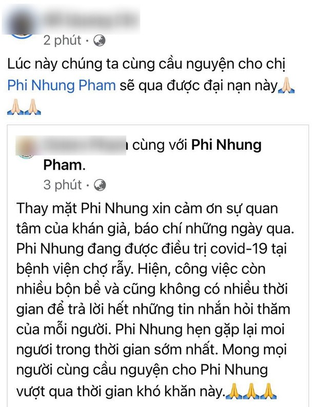 Quản lý Phi Nhung đã lên tiếng xác nhận. Ảnh chụp màn hình