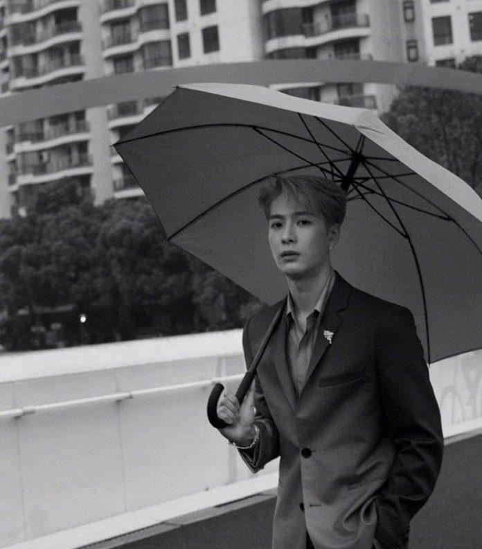 Vương Gia Nhĩ cũng tạo ra thần thái riêng khi chụp hình với ô.