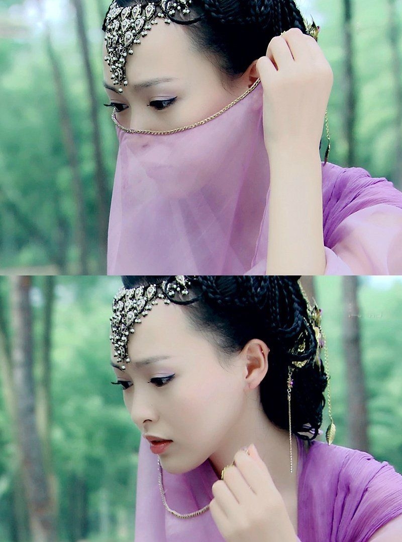 Đường Yên cũng không thể thiếu trong dàn mỹ nhân Cbiz xinh đẹp trong khi đeo mạng che mặt.